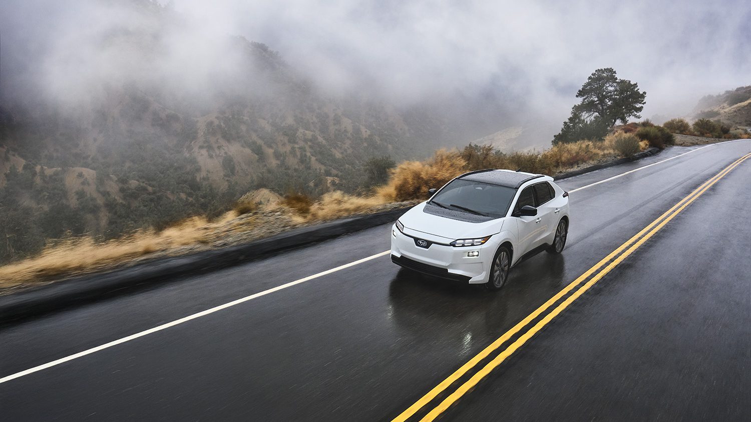 2026 White SUbaru Solterra