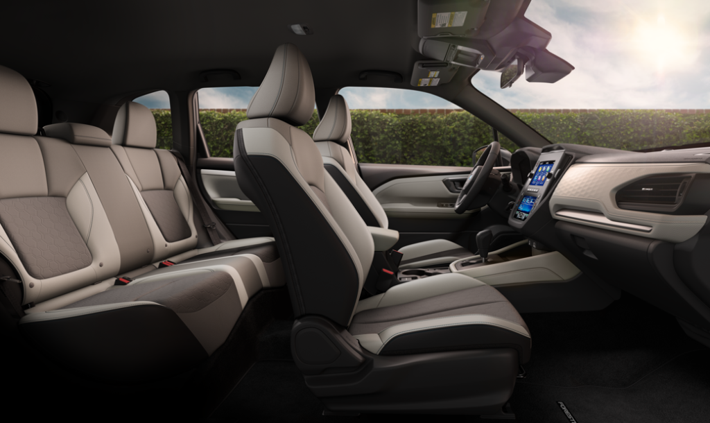 Subaru Forester interior highlighting roomy cabin and passenger comfort