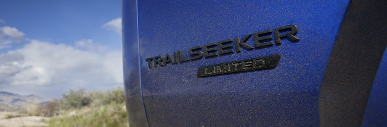 Exterior rear detail shot of the Trailseeker badge