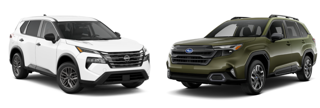 Comparing the Nissan Rogue and Subaru Forester