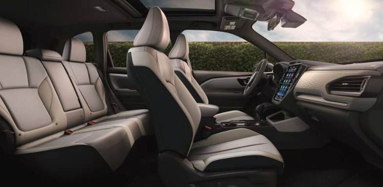 2026 Forester Limited - Gray Leather with Crystal White Pearl 6