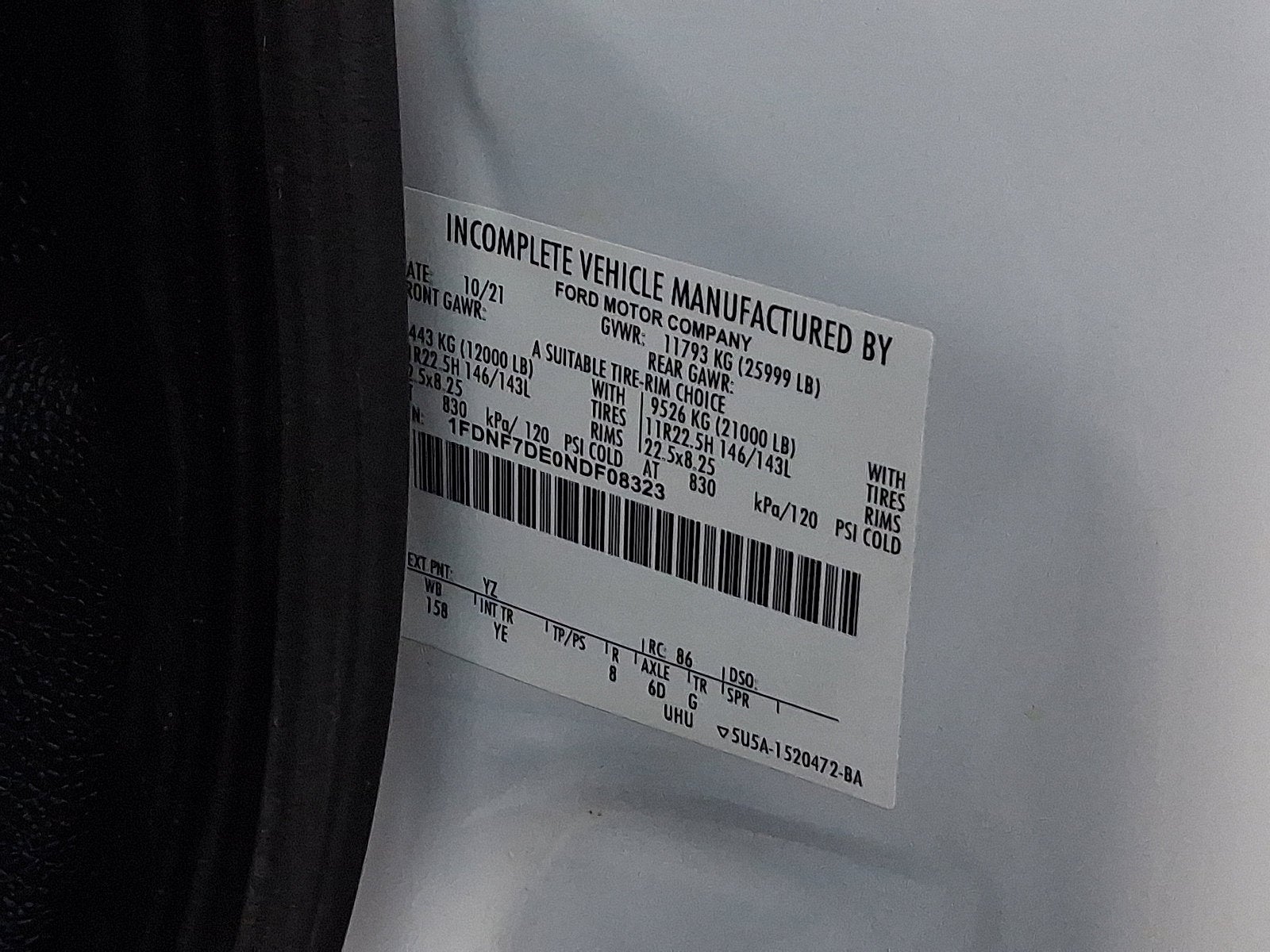 2022 Ford F-750 Mason Dump