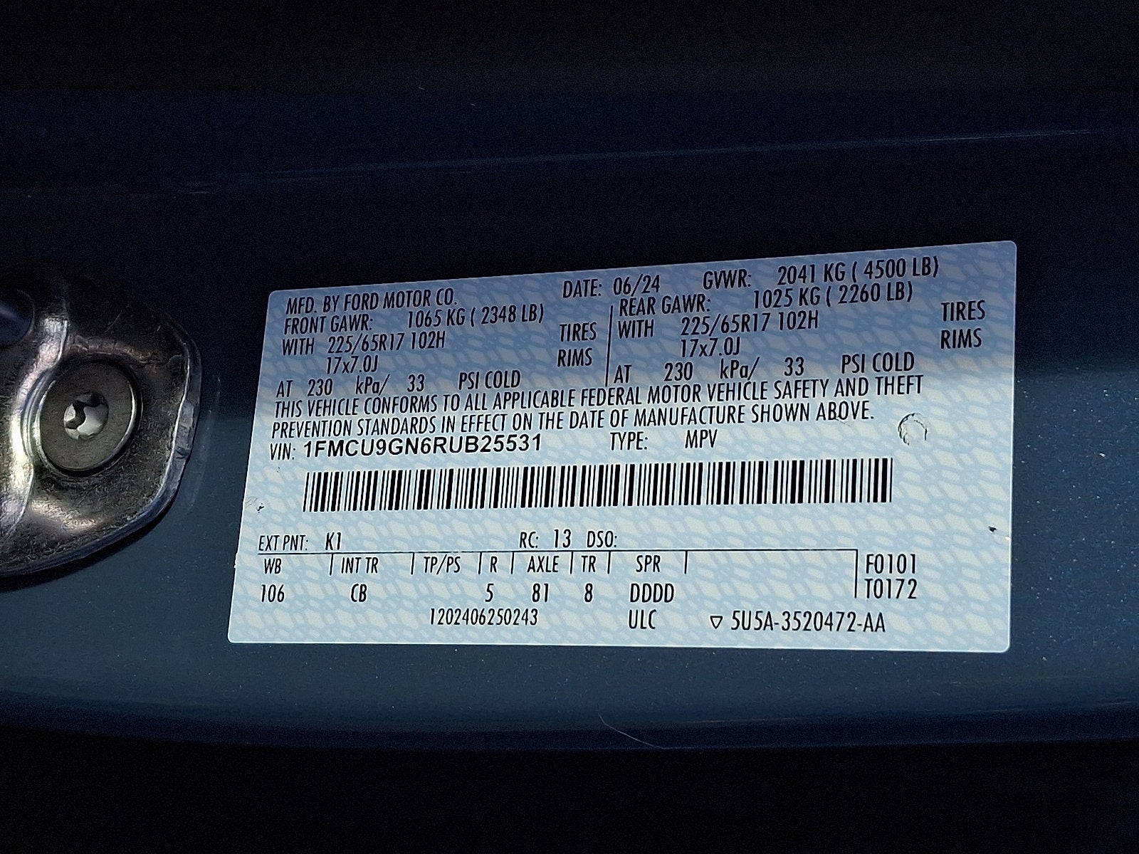 2024 Ford Escape Active