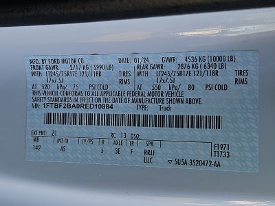 2024 Ford Super Duty F-250 SRW XL