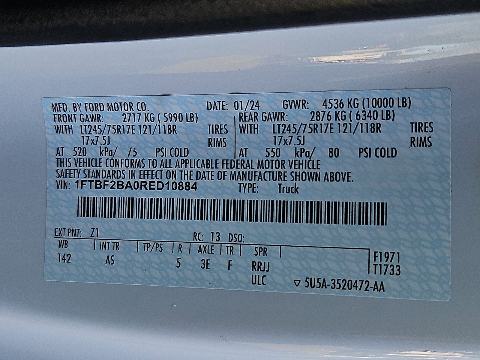 2024 Ford Super Duty F-250 SRW XL