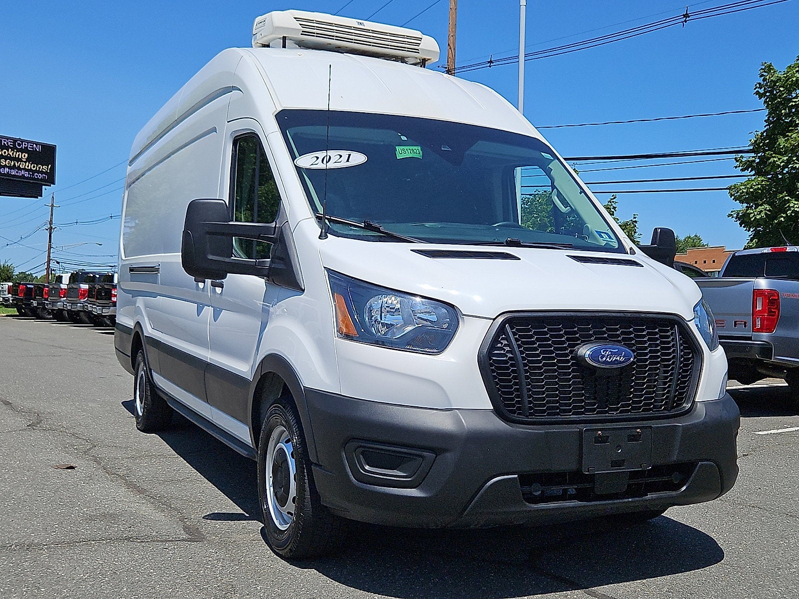 2021 Ford Transit 350 Refer Van T-350 148" EL Hi Rf 9500 GVWR RWD