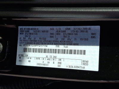 2023 Ford F-150 Tremor