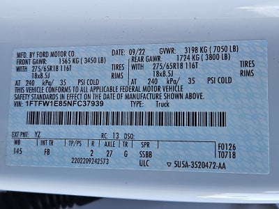 2022 Ford F-150 XLT