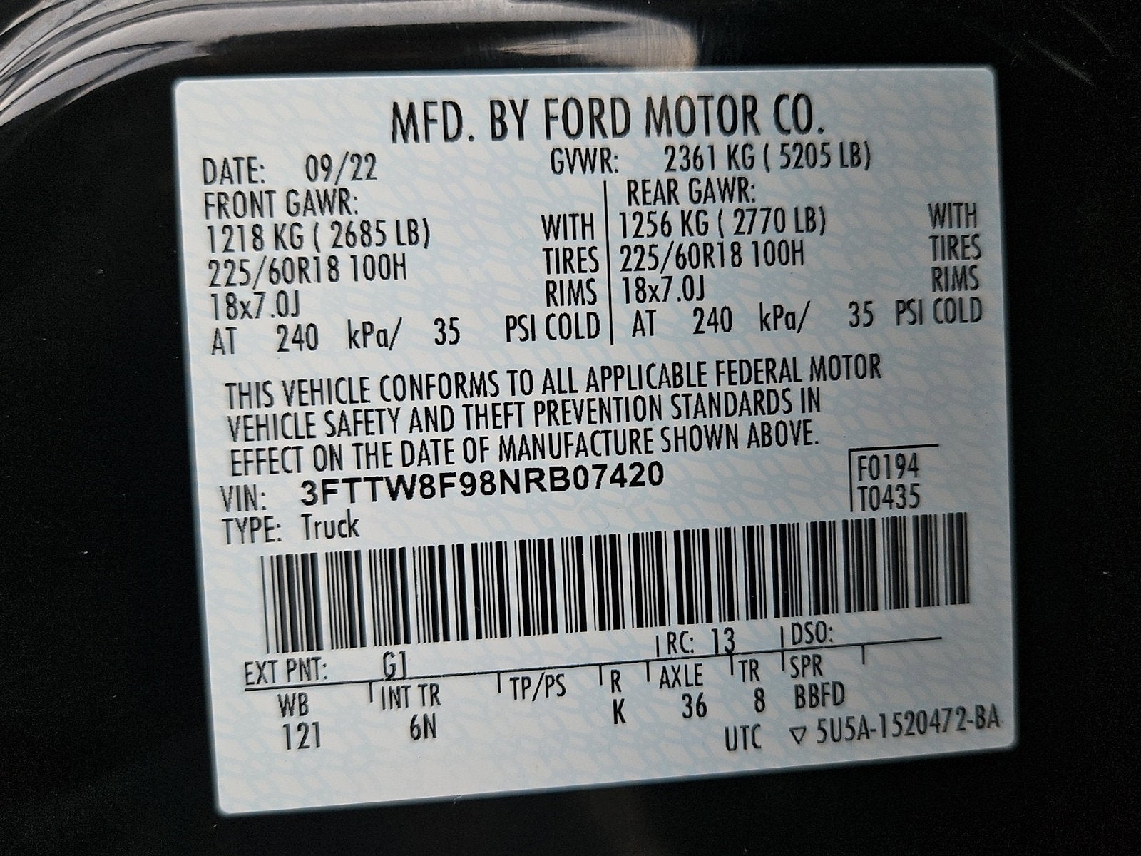 2022 Ford Maverick LARIAT