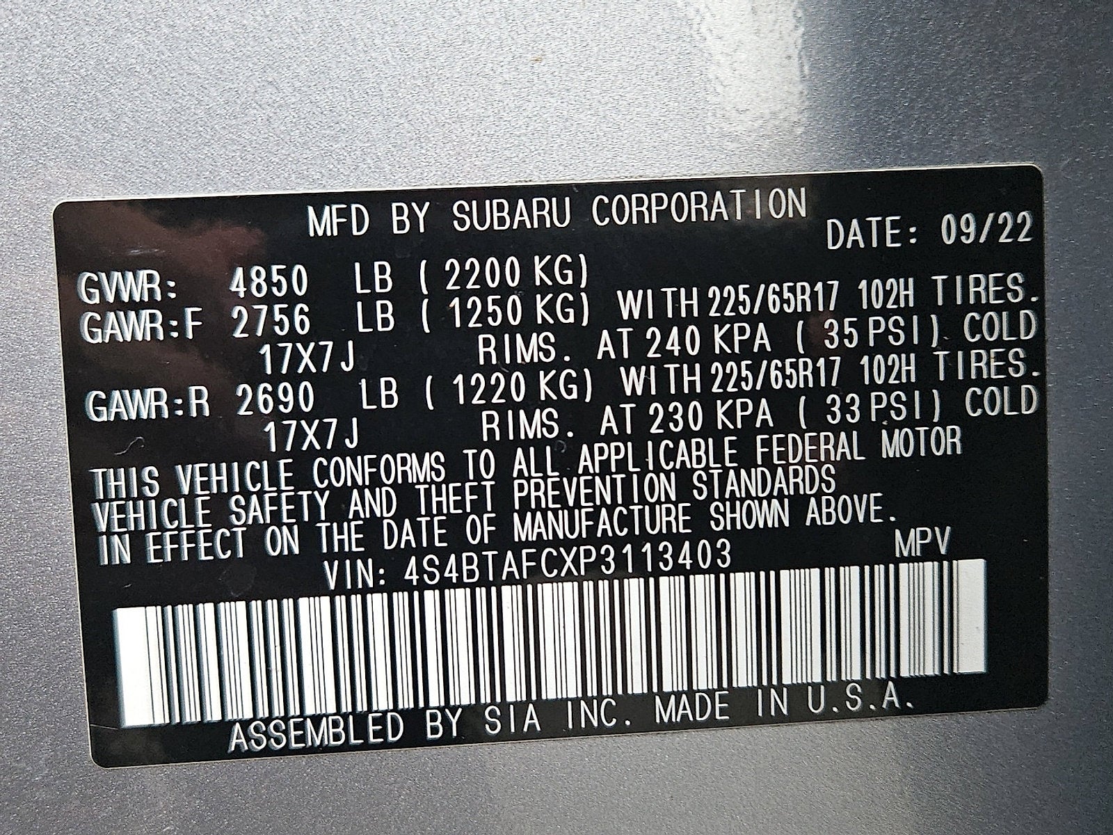 2023 Subaru Outback Premium