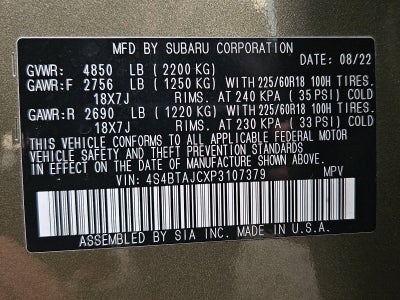 2023 Subaru Outback Onyx Edition