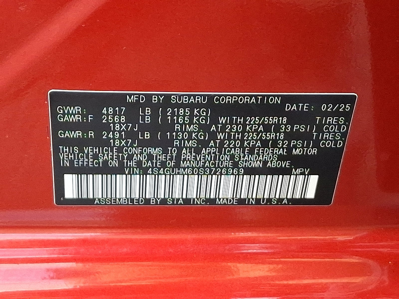 2025 Subaru Crosstrek Limited