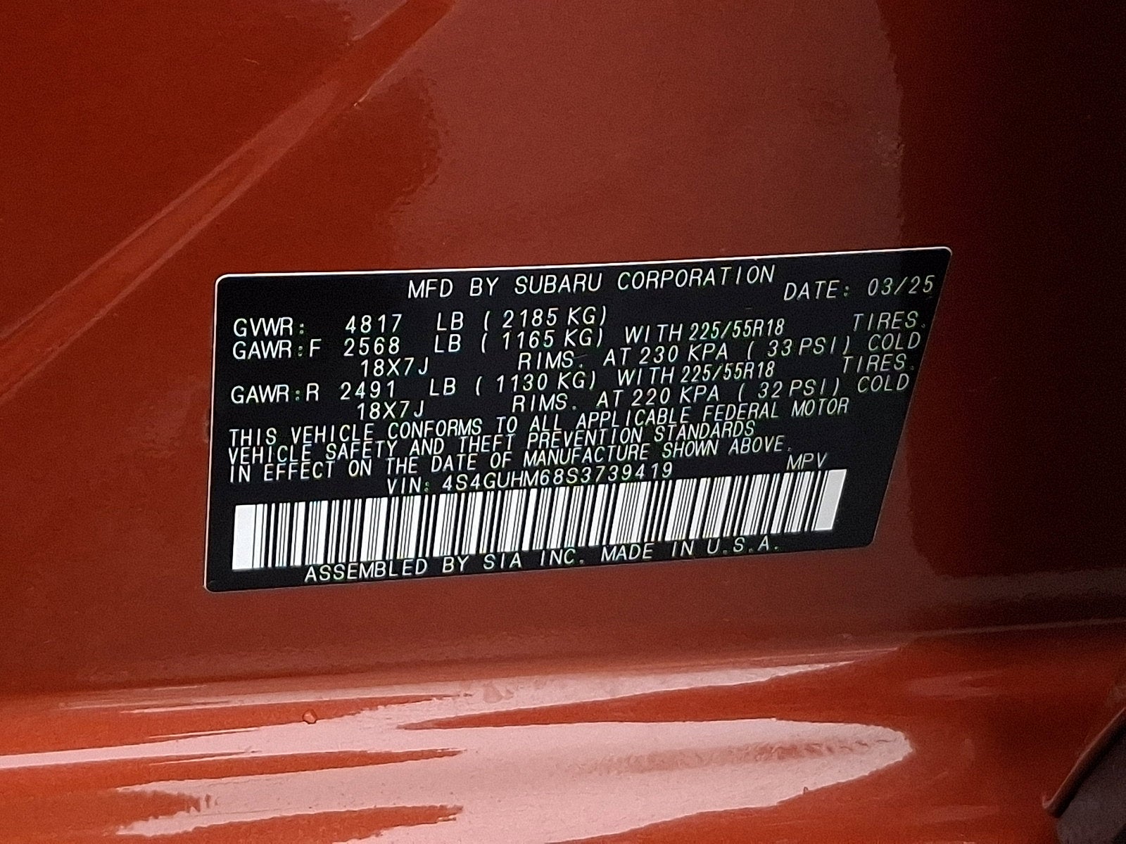 2025 Subaru Crosstrek Limited