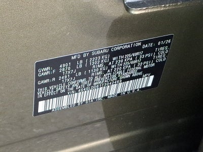 2026 Subaru Forester Premium