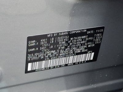 2026 Subaru Forester Premium