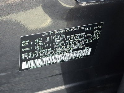 2026 Subaru Forester Premium