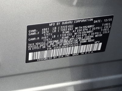 2026 Subaru Forester Premium