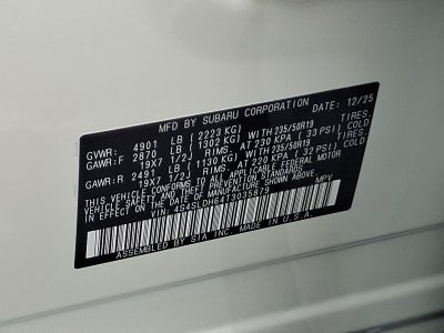 2026 Subaru Forester Sport