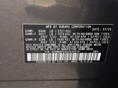 2025 Subaru Ascent Limited