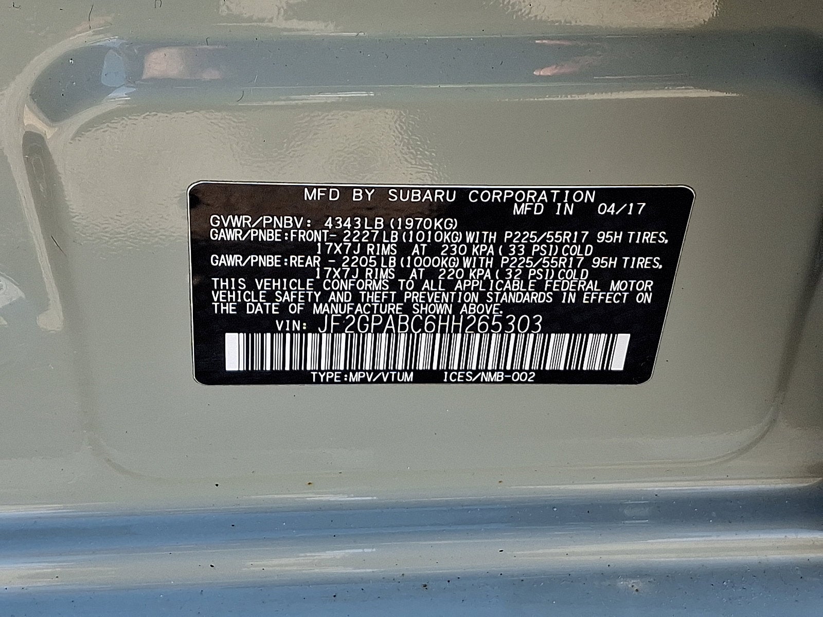 2017 Subaru Crosstrek Premium