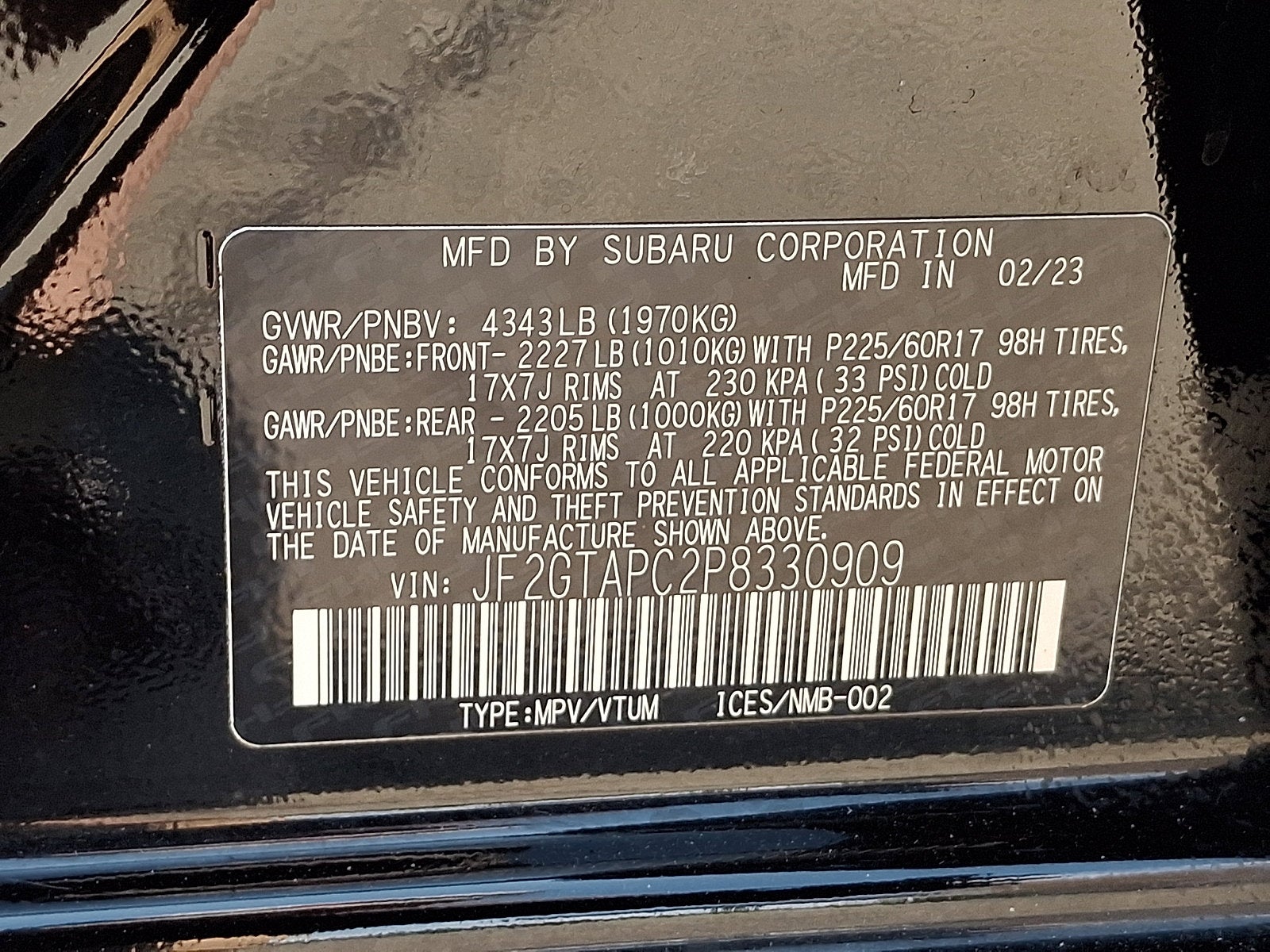 2023 Subaru Crosstrek Premium