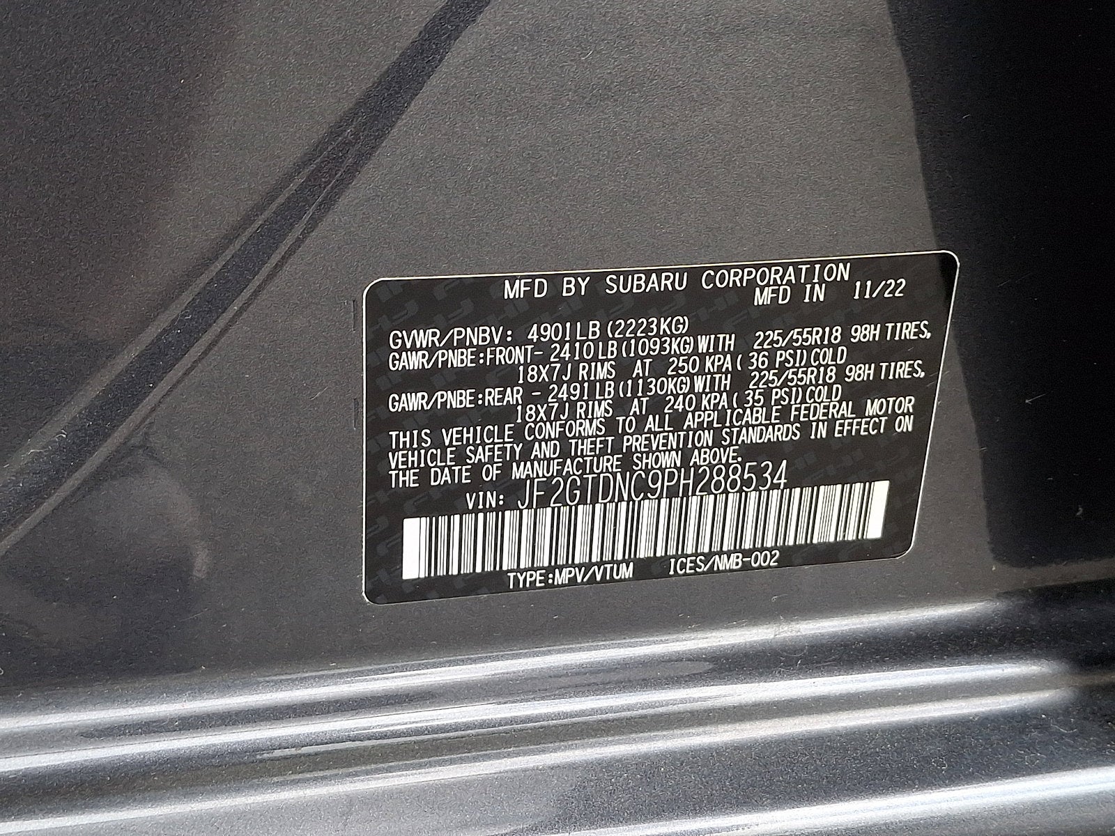 2023 Subaru Crosstrek Hybrid