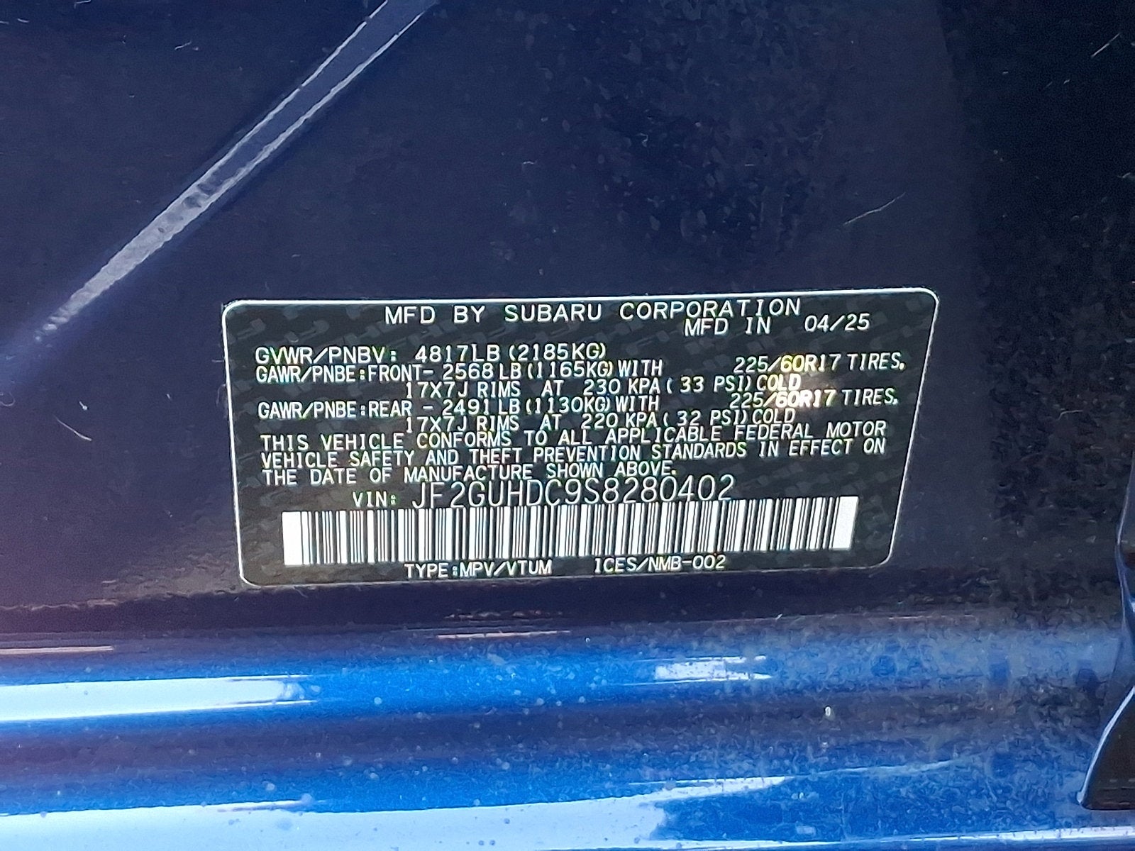 2025 Subaru Crosstrek Premium