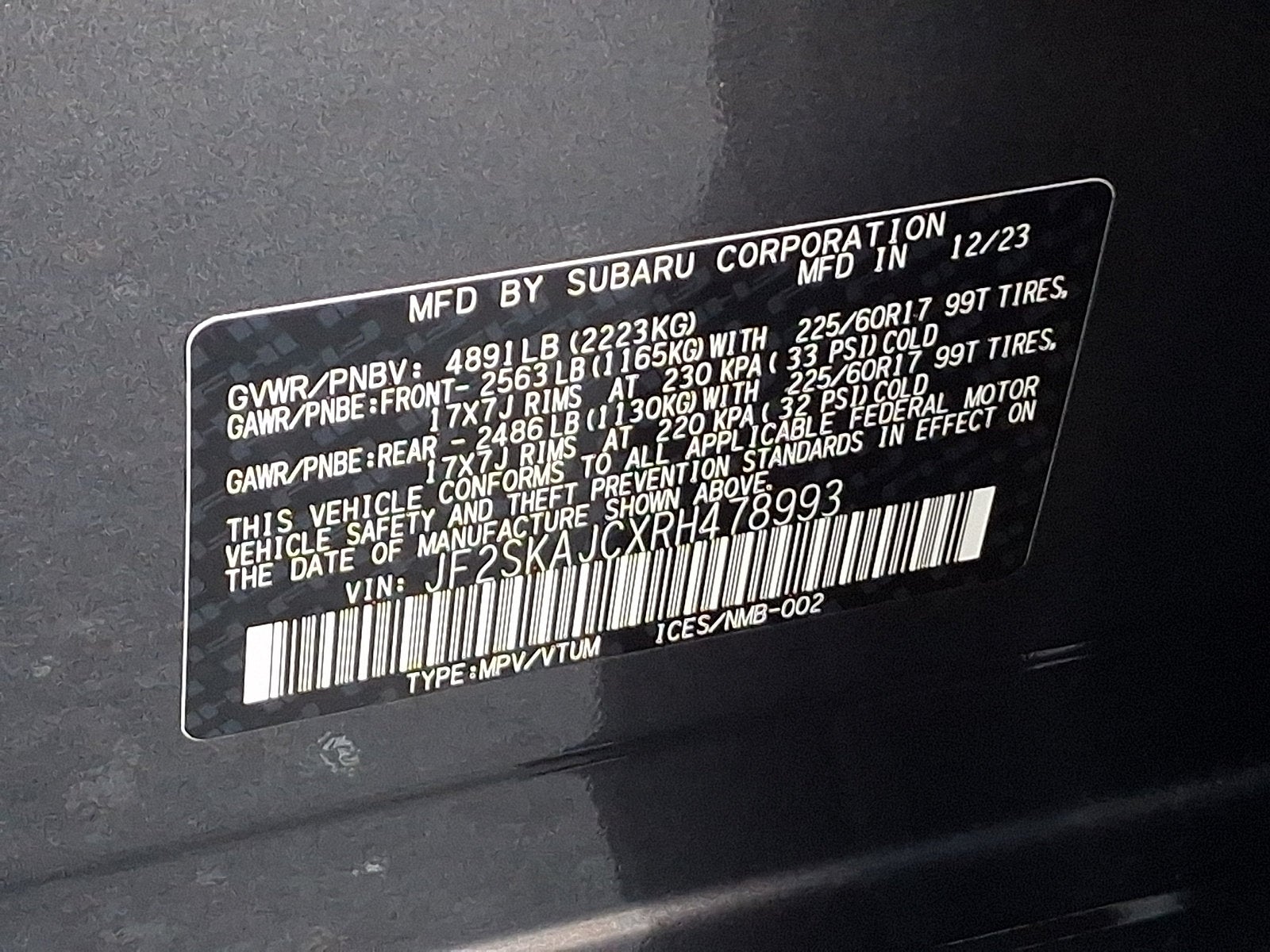 2024 Subaru Forester Wilderness