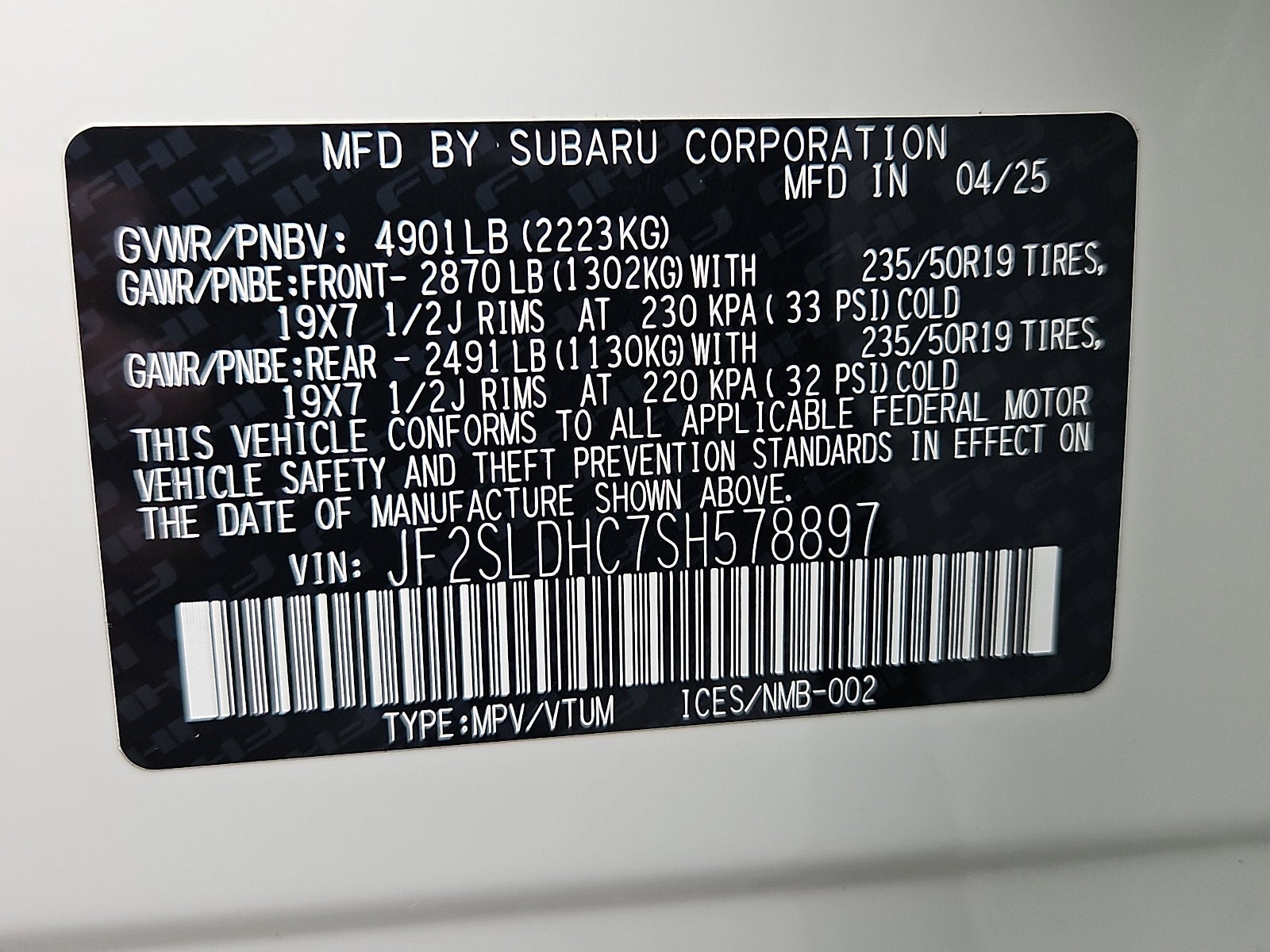 2025 Subaru Forester Sport