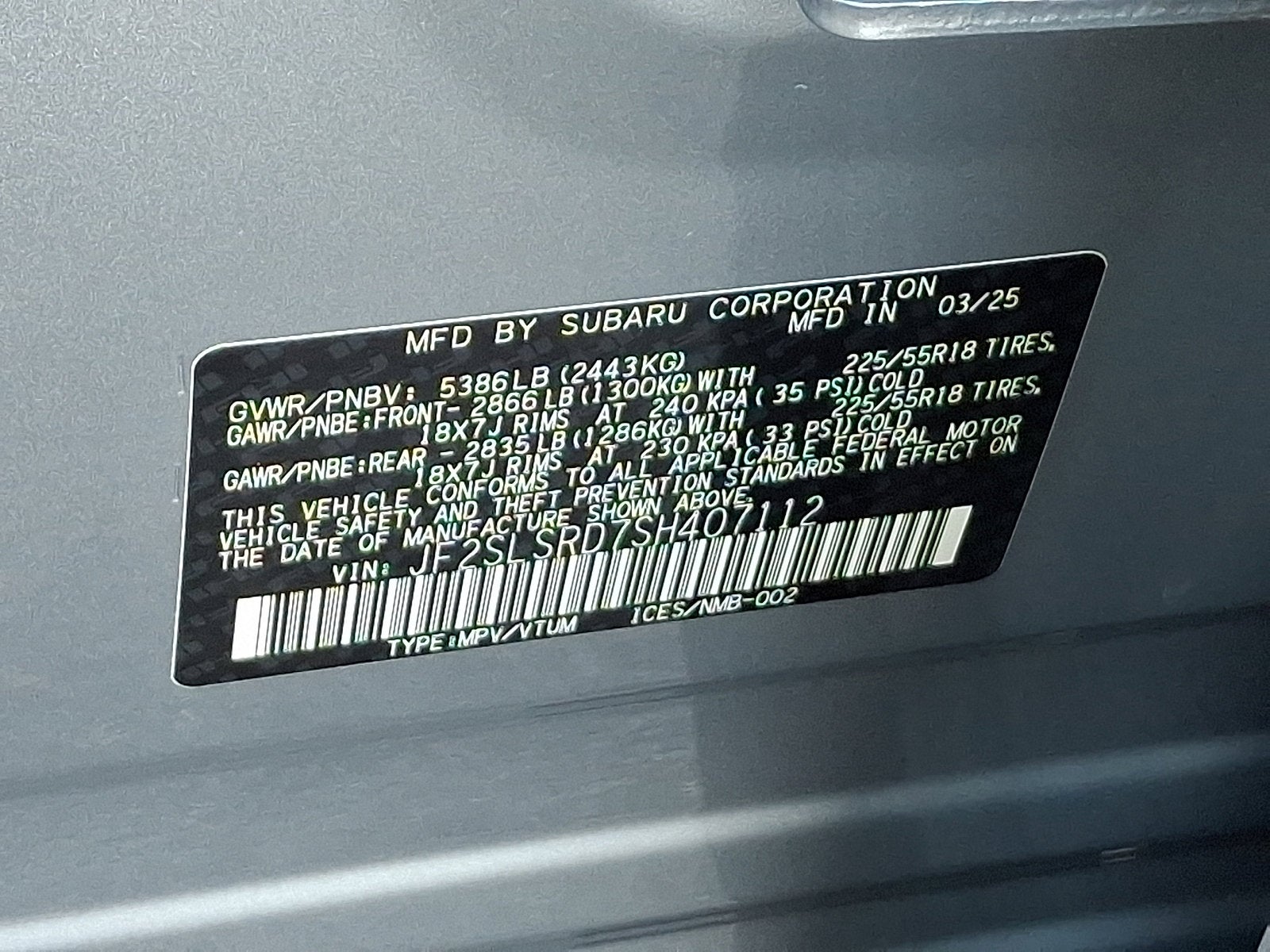 2025 Subaru Forester Limited Hybrid