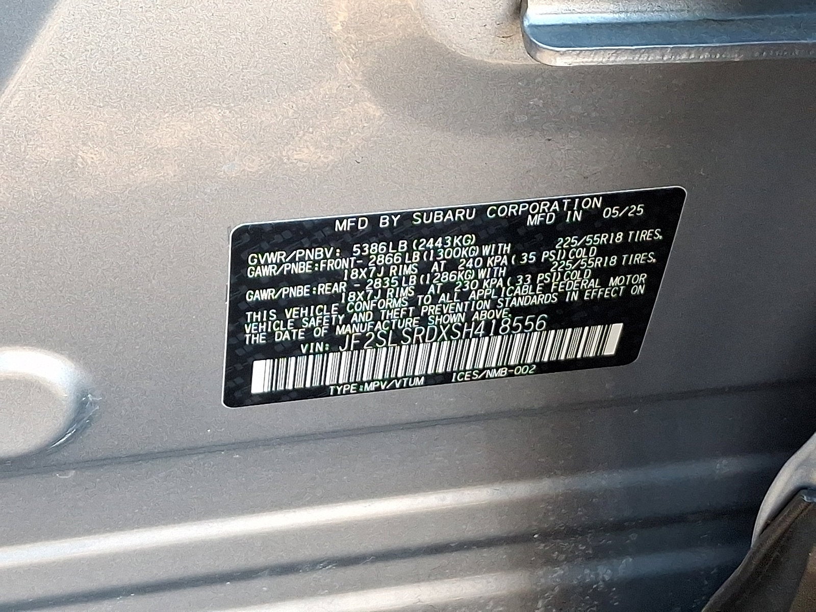 2025 Subaru Forester Limited Hybrid