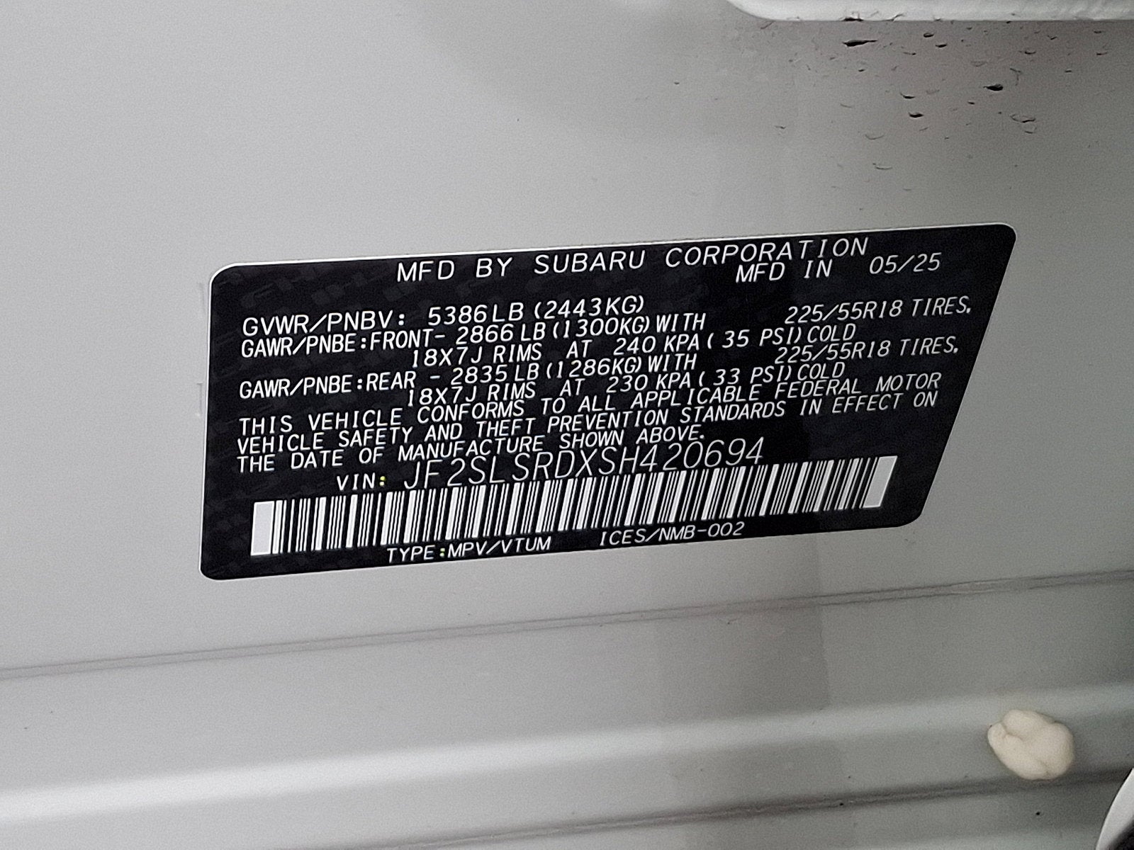 2025 Subaru Forester Limited Hybrid