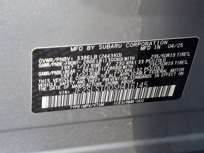 2025 Subaru Forester Touring Hybrid