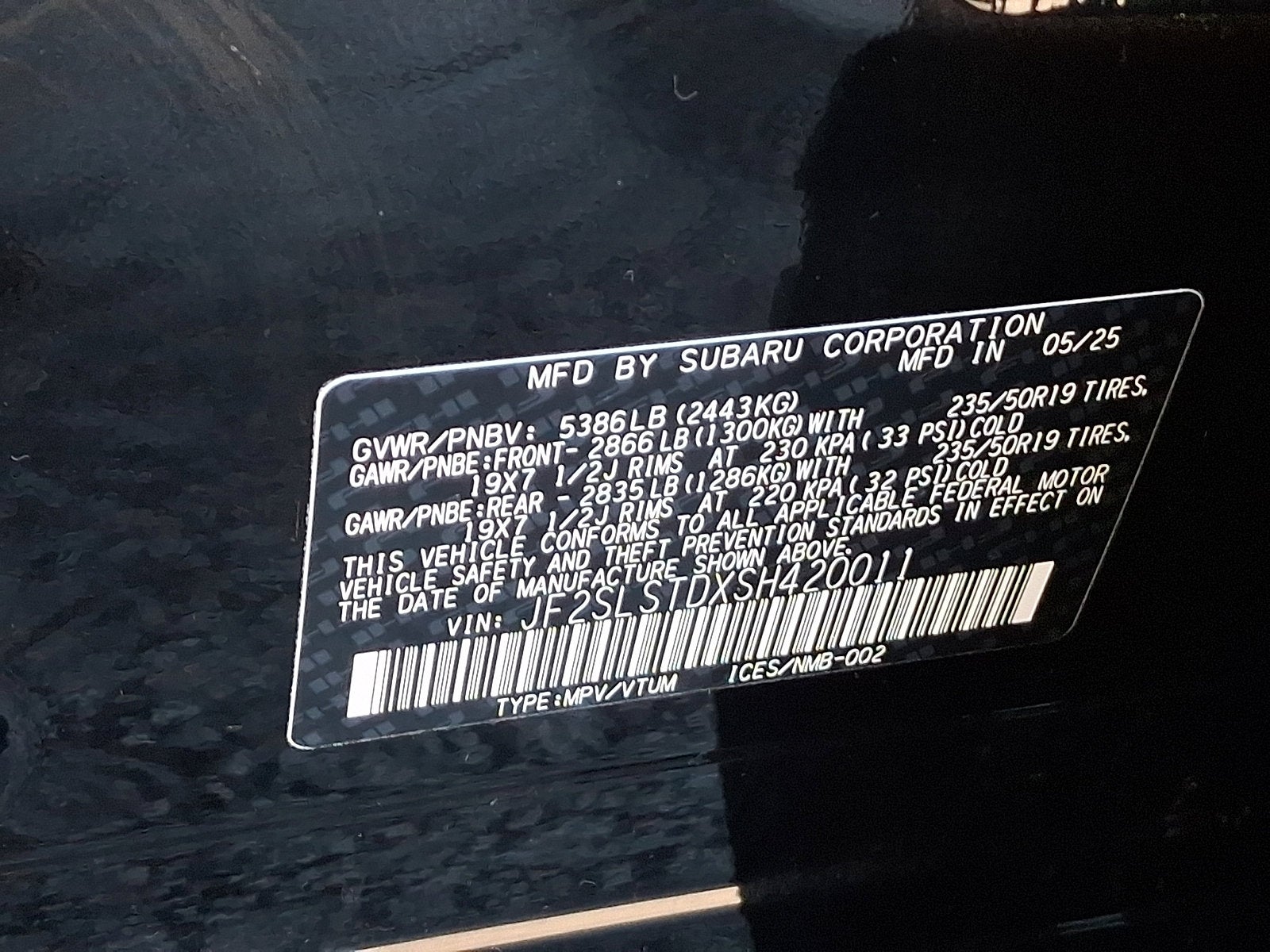 2025 Subaru Forester Touring Hybrid