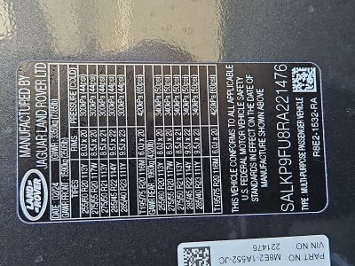 2024 Land Rover Range Rover SE