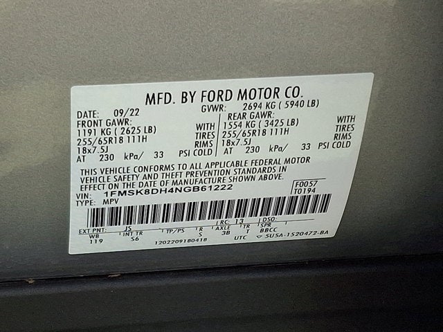 2022 Ford Explorer XLT