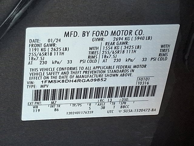 2024 Ford Explorer XLT