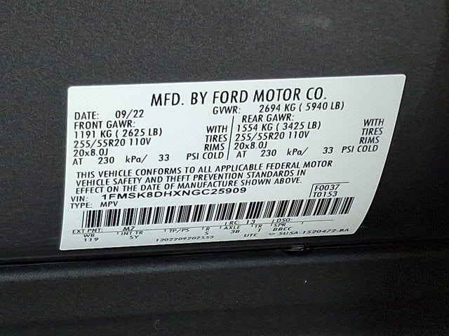 2022 Ford Explorer XLT