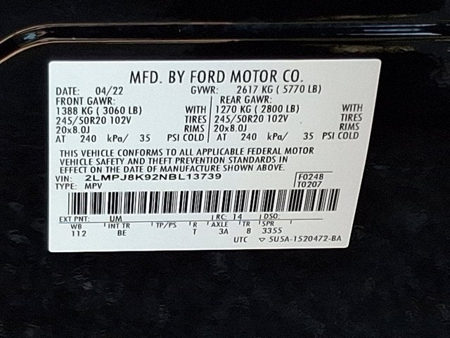 2022 Lincoln Nautilus Reserve