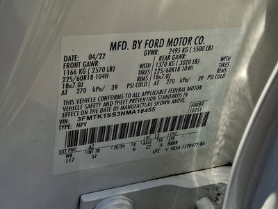 2022 Ford Mustang Mach-E Select