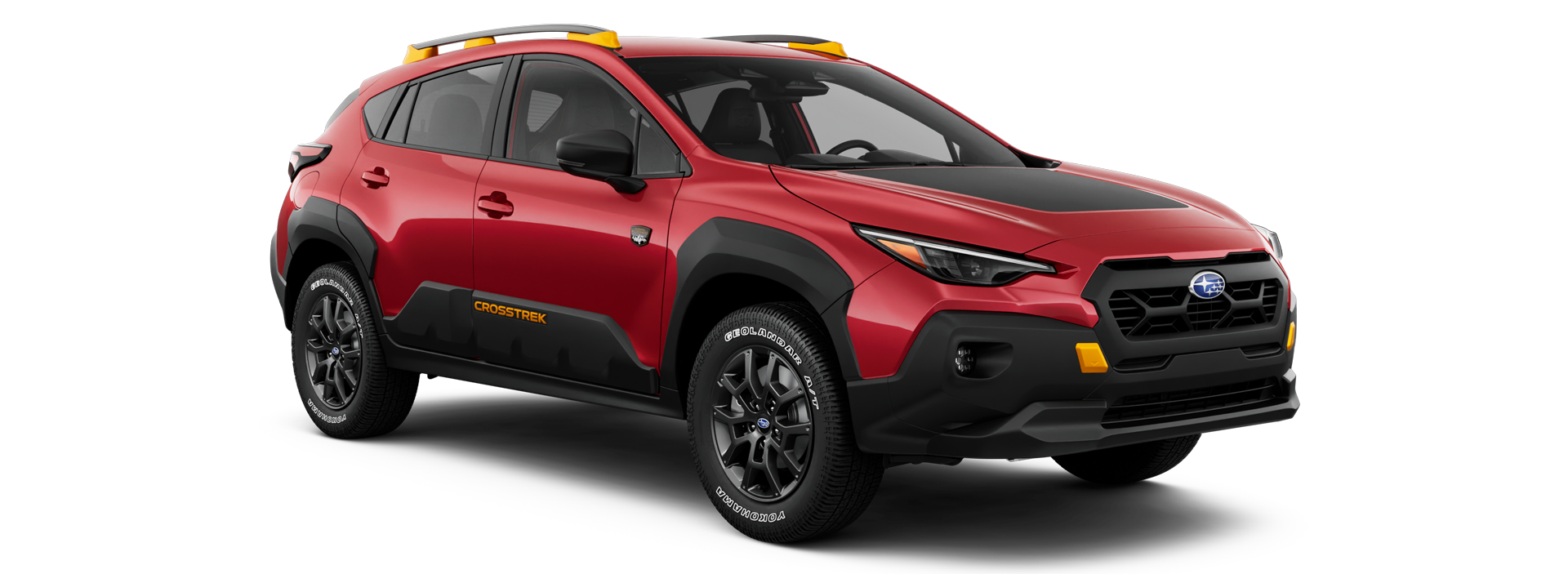 2026 Subaru Crosstrek Wilderness shown in Lithium Red Pearl