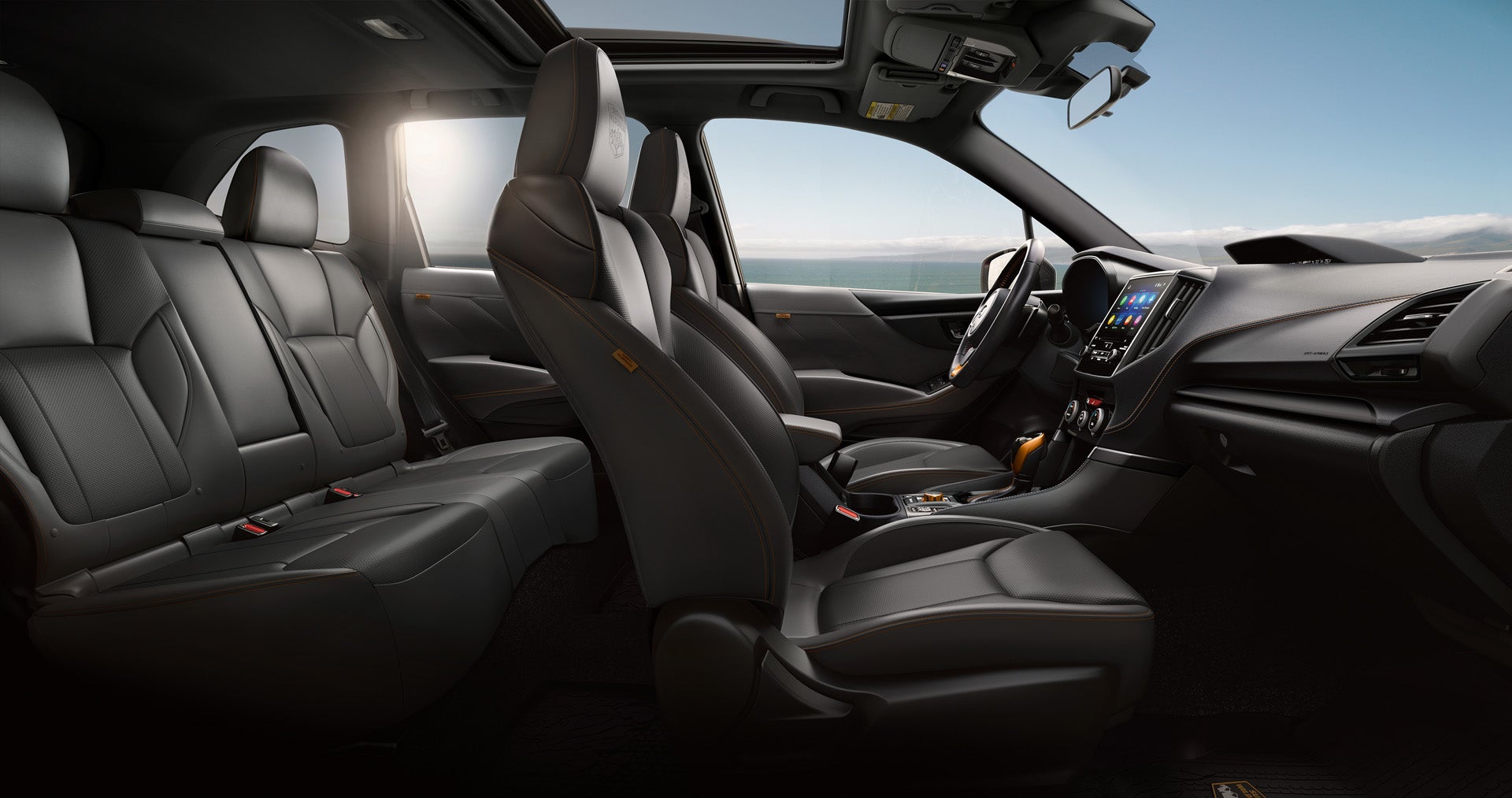 2024 Subaru Forester Wilderness Interior Gray Textured StarTex®